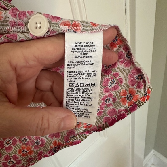 JCrew Liberty cropped gamine shirt - Picture 3 of 3